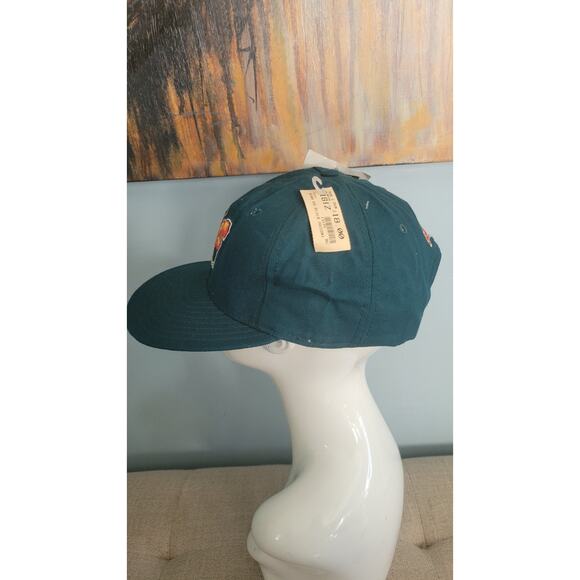 Vintage 90s New Era Seattle SuperSonics Hat Teal Snapback NWT Made in USA NBA... - Picture 5 of 16